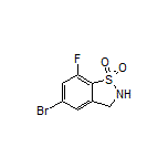 5-Bromo-7-fluoro-2,3-dihydrobenzo[d]isothiazole 1,1-Dioxide
