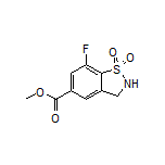 Methyl 7-Fluoro-2,3-dihydrobenzo[d]isothiazole-5-carboxylate 1,1-Dioxide