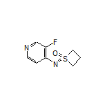 1-[(3-Fluoropyridin-4-yl)imino]thietane 1-Oxide