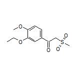 1-(3-Ethoxy-4-methoxyphenyl)-2-(methylsulfonyl)ethanone