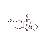1-[(4-Methoxy-2-nitrophenyl)imino]thietane 1-Oxide