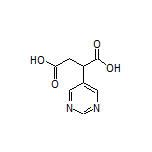 2-(Pyrimidin-5-yl)succinic Acid
