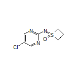 1-[(5-Chloropyrimidin-2-yl)imino]thietane 1-Oxide