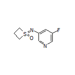 1-[(5-Fluoropyridin-3-yl)imino]thietane 1-Oxide