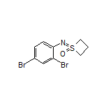 1-[(2,4-Dibromophenyl)imino]thietane 1-Oxide