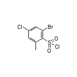 2-Bromo-4-chloro-6-methylbenzene-1-sulfonyl Chloride