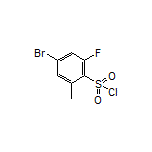 4-Bromo-2-fluoro-6-methylbenzene-1-sulfonyl Chloride