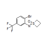 1-[[2-Bromo-5-(trifluoromethyl)phenyl]imino]thietane 1-Oxide