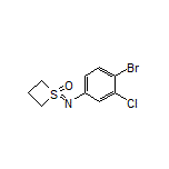 1-[(4-Bromo-3-chlorophenyl)imino]thietane 1-Oxide
