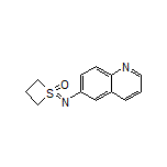 1-(Quinolin-6-ylimino)thietane 1-Oxide