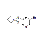 1-[(5-Bromopyridin-3-yl)imino]thietane 1-Oxide