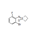 1-[(2-Bromo-6-fluorophenyl)imino]thietane 1-Oxide