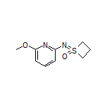 1-[(6-Methoxypyridin-2-yl)imino]thietane 1-Oxide