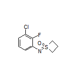 1-[(3-Chloro-2-fluorophenyl)imino]thietane 1-Oxide
