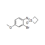 1-[(2-Bromo-4-methoxyphenyl)imino]thietane 1-Oxide