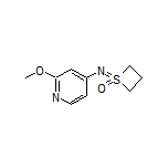 1-[(2-Methoxypyridin-4-yl)imino]thietane 1-Oxide