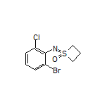 1-[(2-Bromo-6-chlorophenyl)imino]thietane 1-Oxide