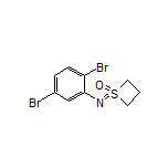 1-[(2,5-Dibromophenyl)imino]thietane 1-Oxide