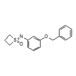 1-[[3-(Benzyloxy)phenyl]imino]thietane 1-Oxide