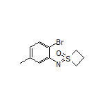 1-[(2-Bromo-5-methylphenyl)imino]thietane 1-Oxide