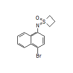 1-[(4-Bromonaphthalen-1-yl)imino]thietane 1-Oxide