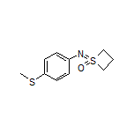 1-[[4-(Methylthio)phenyl]imino]thietane 1-Oxide