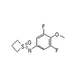 1-[(3,5-Difluoro-4-methoxyphenyl)imino]thietane 1-Oxide