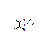 1-[(2-Bromo-6-methylphenyl)imino]thietane 1-Oxide