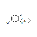 1-[(5-Chloro-2-fluorophenyl)imino]thietane 1-Oxide