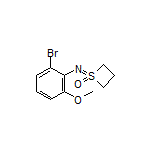 1-[(2-Bromo-6-methoxyphenyl)imino]thietane 1-Oxide