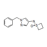 1-[(1-Benzyl-4-pyrazolyl)imino]thietane 1-Oxide