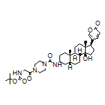 4-[2-(Boc-amino)acetyl]-N-[(3S,5R,8R,9S,10S,13R,14S,17R)-14-hydroxy-10,13-dimethyl-17-(2-oxo-2H-pyran-5-yl)hexadecahydro-1H-cyclopenta[a]phenanthren-3-yl]piperazine-1-carboxamide