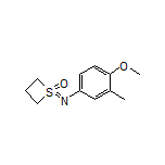 1-[(4-Methoxy-3-methylphenyl)imino]thietane 1-Oxide