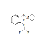 1-[[2-(Difluoromethoxy)phenyl]imino]thietane 1-Oxide