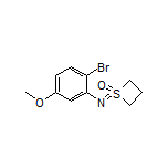 1-[(2-Bromo-5-methoxyphenyl)imino]thietane 1-Oxide