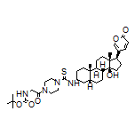 4-[2-(Boc-amino)acetyl]-N-[(3S,5R,8R,9S,10S,13R,14S,17R)-14-hydroxy-10,13-dimethyl-17-(2-oxo-2H-pyran-5-yl)hexadecahydro-1H-cyclopenta[a]phenanthren-3-yl]piperazine-1-carbothioamide