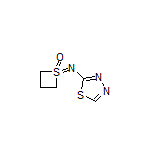 1-[(1,3,4-Thiadiazol-2-yl)imino]thietane 1-Oxide