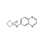 1-(Quinoxalin-6-ylimino)thietane 1-Oxide