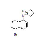 1-[(5-Bromonaphthalen-1-yl)imino]thietane 1-Oxide