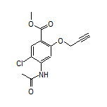 Methyl 4-Acetamido-5-chloro-2-(prop-2-yn-1-yloxy)benzoate