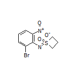 1-[(2-Bromo-6-nitrophenyl)imino]thietane 1-Oxide