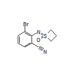 3-Bromo-2-[(1-oxidothietan-1-ylidene)amino]benzonitrile