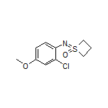 1-[(2-Chloro-4-methoxyphenyl)imino]thietane 1-Oxide