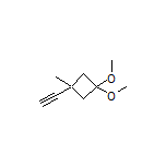 1-Ethynyl-3,3-dimethoxy-1-methylcyclobutane