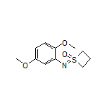 1-[(2,5-Dimethoxyphenyl)imino]thietane 1-Oxide