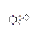 1-[(3-Fluoropyrazin-2-yl)imino]thietane 1-Oxide