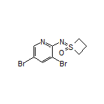 1-[(3,5-Dibromopyridin-2-yl)imino]thietane 1-Oxide