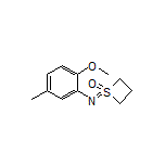 1-[(2-Methoxy-5-methylphenyl)imino]thietane 1-Oxide