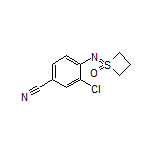 3-Chloro-4-[(1-oxidothietan-1-ylidene)amino]benzonitrile