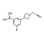 3-[1-(Cyanomethyl)azetidin-3-yl]-5-fluorophenylboronic Acid